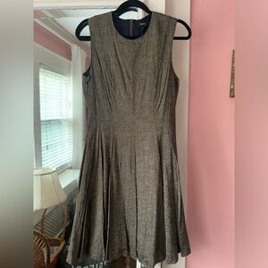 Theory tweed midi dress